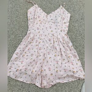Forever 21 Pink Floral Romper
